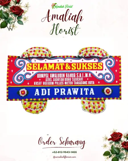 Papan Bunga Ucapan Selamat Mayang Mangurai
